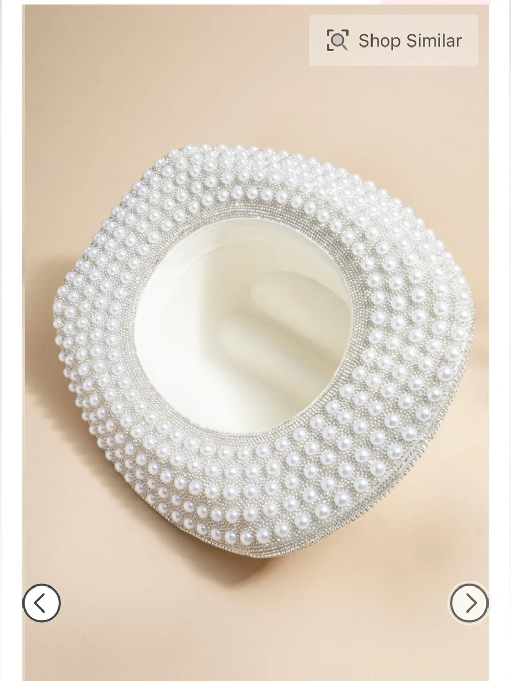Francesca’s Denise Pearl Embellished Cowboy Hat